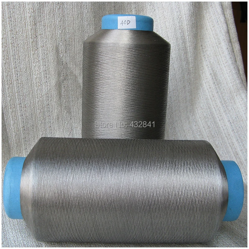 U SILVER нейлоновое волокно с серебряным покрытием проводящее 40D|fiber optic coaxial cable|filament