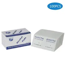 100 шт. дезинфицирующие салфетки открытый оборудования дезинфекции раны очистки стерилизации алкоголя хлопка таблетки