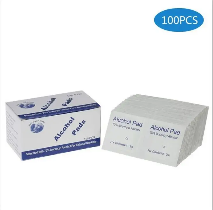 

100pcs Disinfecting wipes outdoor equipment disinfection wound cleaning sterilization alcohol cotton tablets