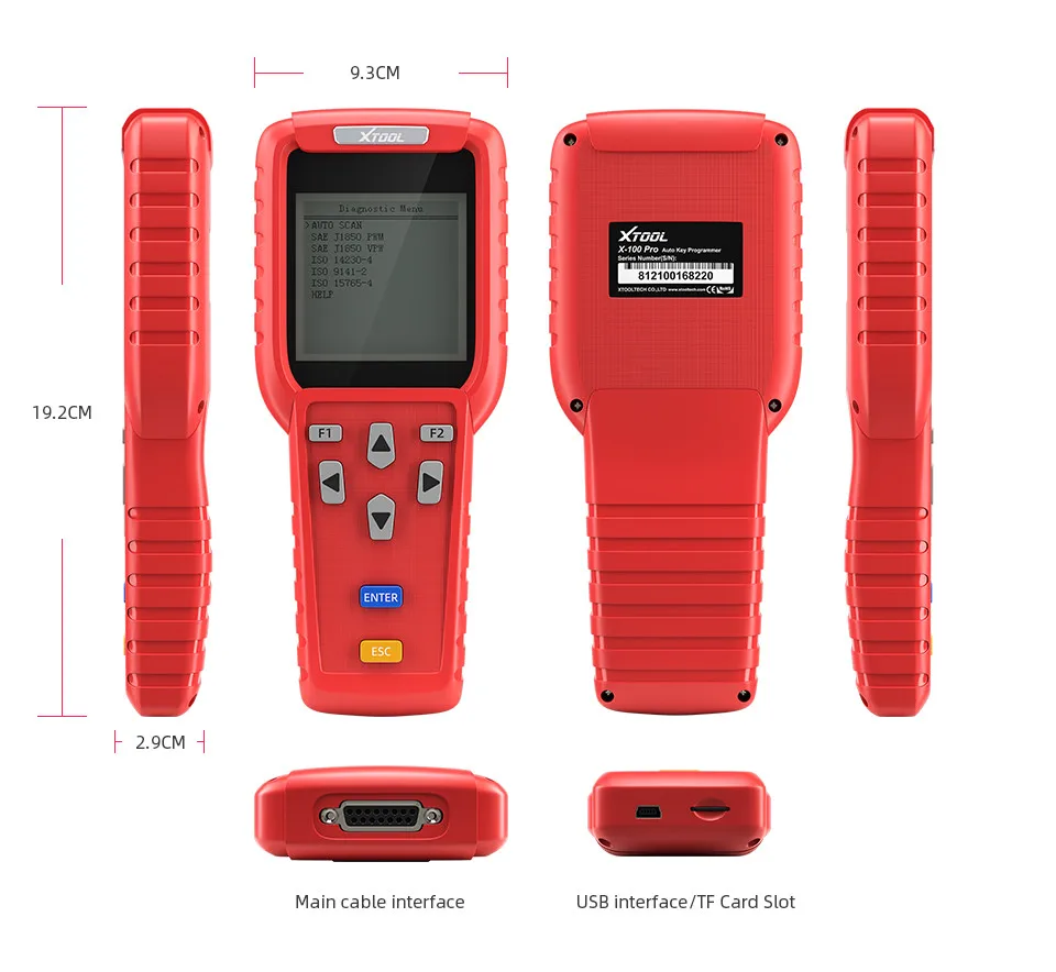 XTOOL X100 PRO сканер автоматический ключ программист OBD2 автомобильный диагностический инструмент Профессиональный код считыватель EEPROM адаптер иммобилайзер обновление