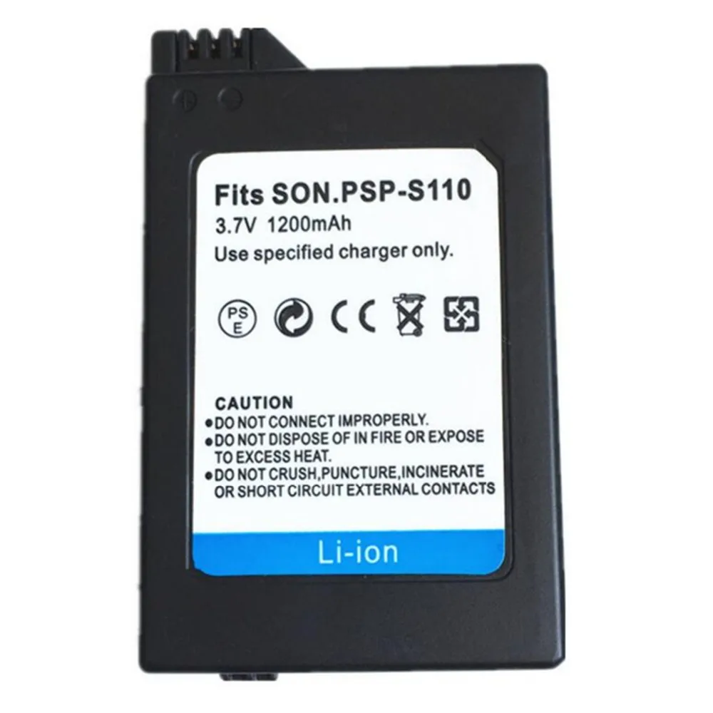 Аккумулятор S110 на 1200 мАч для Playstation PSP2000 2001 2002 2003 2004 2005 2006 2008 3000 3001 3002 3003 3004 3005 3006 3008 2