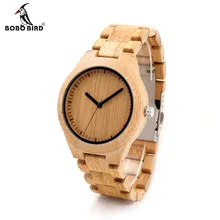 BOBO BIRD Men Dress Bamboo Watches Luxury Men s Top Brand Designer Quartz Watch With Japanese