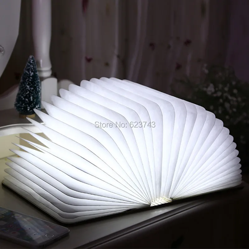 

Free shipping 1 piece Foldable LED Book Lamp USB Rechargeable led Book light portable led emergency lighting