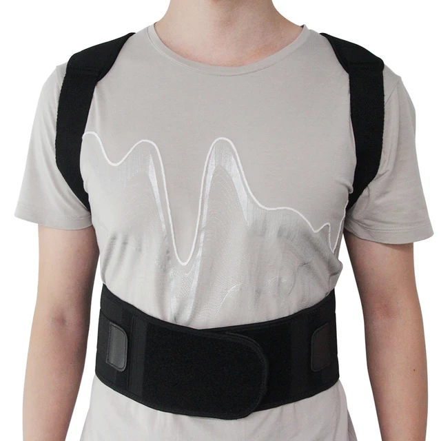 Male Female Adjustable Magnetic Posture Corrector Corset Back Brace Back Belt Lumbar Support Straight Corrector de espalda S-XXL -