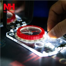 Naturehike кемпинг на природе, езда на велосипеде выживания Мини Компас Профессиональный с легким геологический компас военный путешествие на выживание инструмент