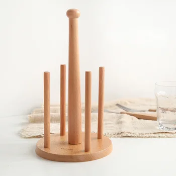 

Simple moments wooden cup holder organizer kitchen cup shelf decorative shelves storage rack kitchen accessories