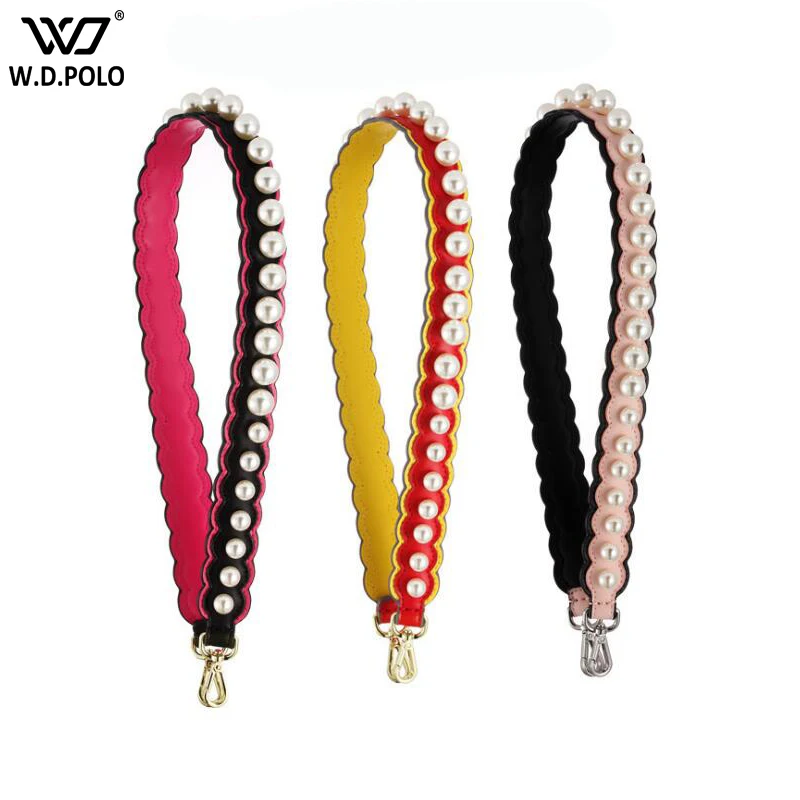 

2018 new lady handbag strap chic cow leather material girls fashion 90cm shoulder bag decorations women bags parts C504