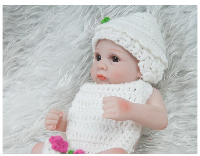 Real Life Silicone Reborn Baby Doll Soft Toy for Keiumi Child Nurse Pregnant Mom Elderly Girl Educational Chirstmas Gift Toddler (3)