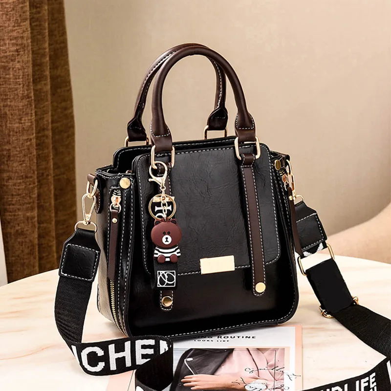  Fashion PU Leather Ladies HandBags Women Messenger Bags Totes Crossbody Shoulder Bag Boston Hand Ba - 33027177813
