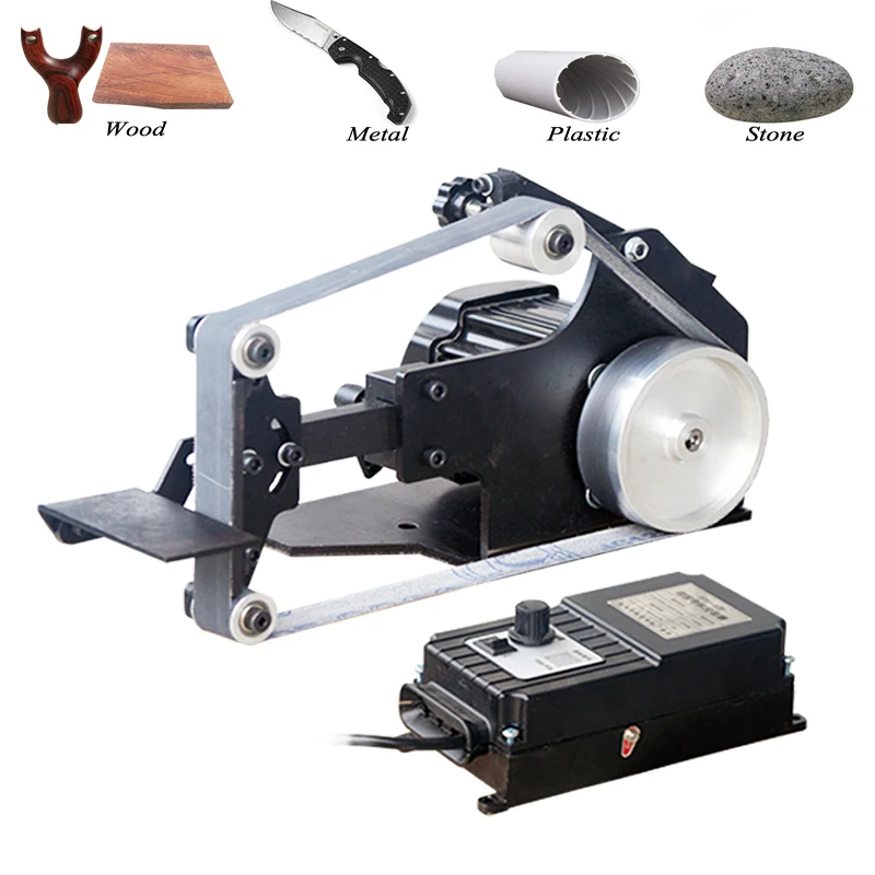 762*25mm Brushless Belt Sander 800W Fixed Angle Sharpening Machine Got