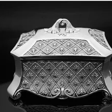 Большой классический европейский готический вечность роза принцесса металлическая шкатулка Keepsake сувенир коробка случай Z010