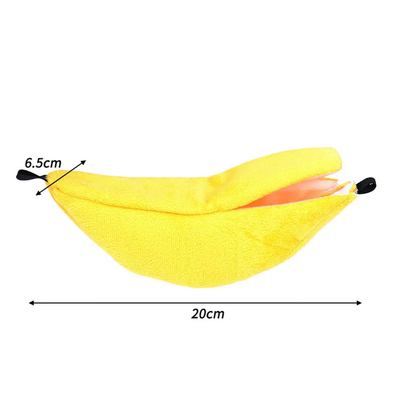Банан Стиль гамак подвесная кровать хомяка банан кровать для домашних животных хомяк мягкая милая маленькая хлопковая клетка для домашних
