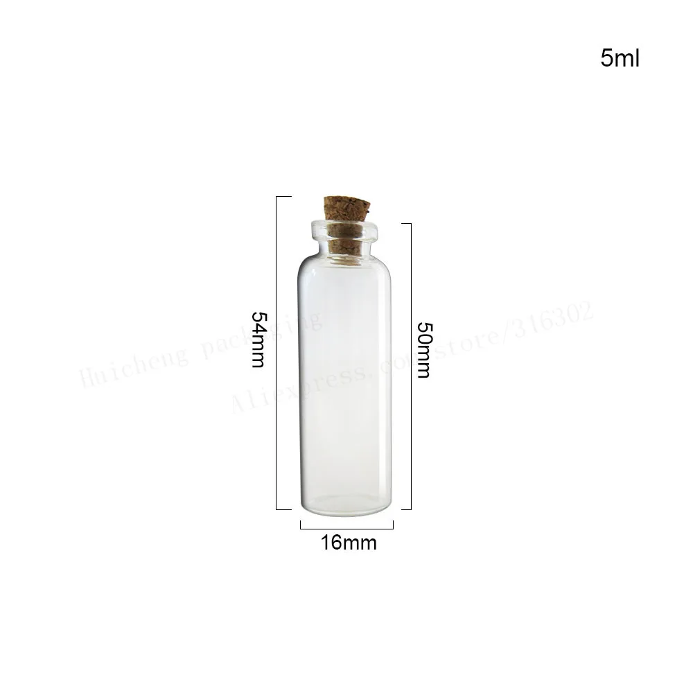 50x1,5 мл 2 мл 5 мл Маленькая прозрачная стеклянная бутылка с деревянной пробковой пробкой пустые пробки флаконы для хранения небольших предметов свадебные подарки