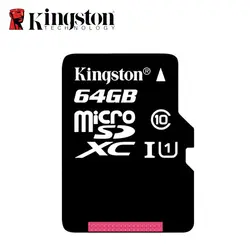 Kingston Micro Sd карта памяти 64 г class10 мини sd карта 64 ГБ SDHC/SDXC TF карта флеш-память Micro sd карта UHS-I для мобильного телефона