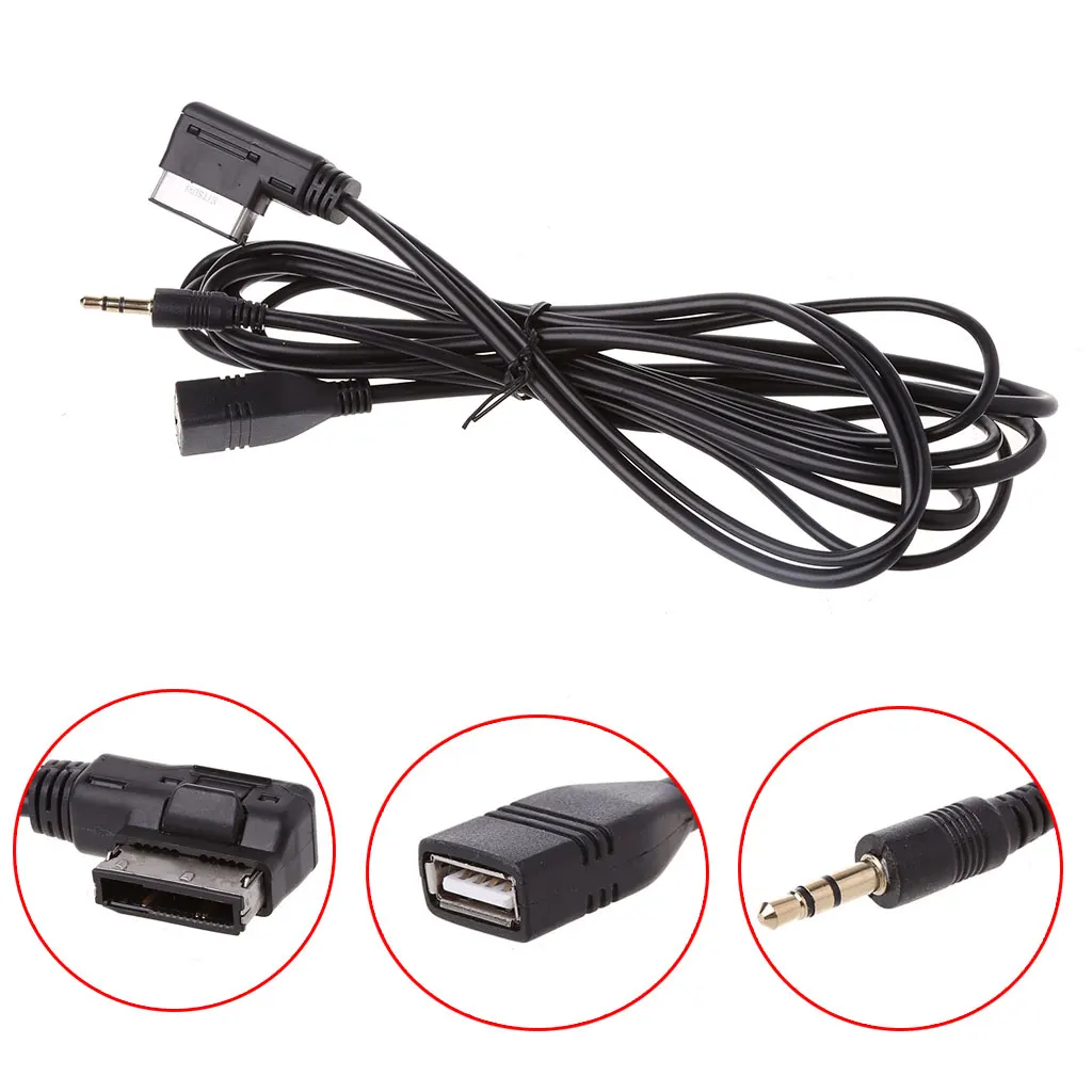 Car AMI Music Interface Charger AUX USB Cable for Mercedes Benz C63 E200l CLS ML