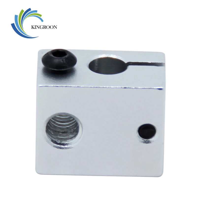 Aluminium V6 Heat Block For V5 V6 J-head Extruder HotEnd 3D Printers Parts Heater Hot End Heating Accessories 20*16*12 mm Part Aluminium V6 Heat Block For V5 V6 J-head Extruder HotEnd 3D Printers Parts Heater Hot End Heating Accessories 20*16*12 mm Part