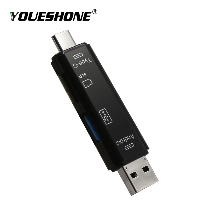 Портативный USB кард-ридер высокое Скорость USB3.0 памяти OTG телефонный кард-ридер 5 Гбит/с адаптер для TF Micro SD компьютерные аксессуары