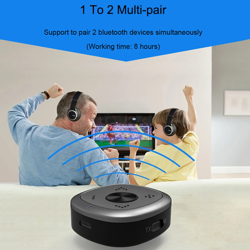 Bluetooth 5,0 передатчик приемник CSR8675 APTX HD LL Bt аудио музыка беспроводной адаптер 3,5 мм 3,5 AUX разъем для ТВ ПК автомобиля