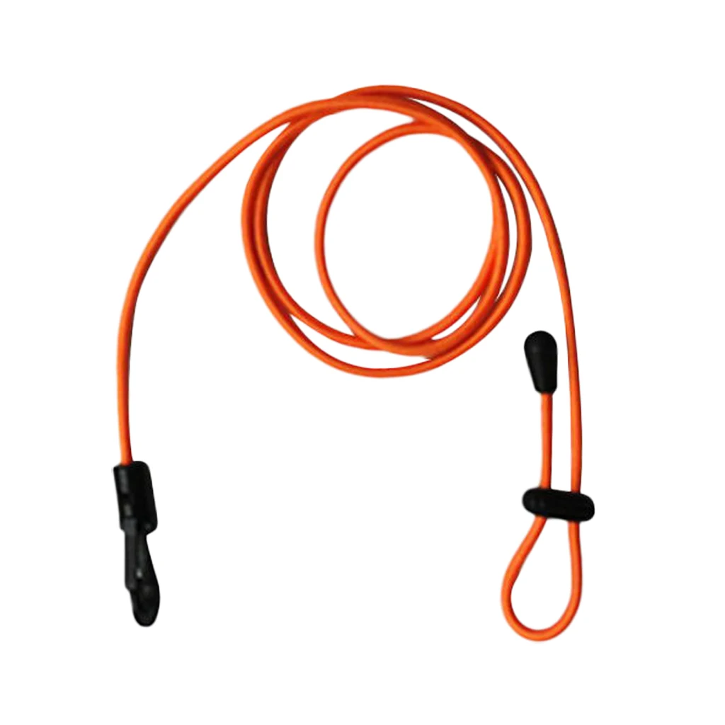 Set of 5 Pieces 47' Elastic Kayak Canoe Fishing Rod Paddle Leash Shock Cord Surfboard Surfing Leash Rope Kayak Accessories