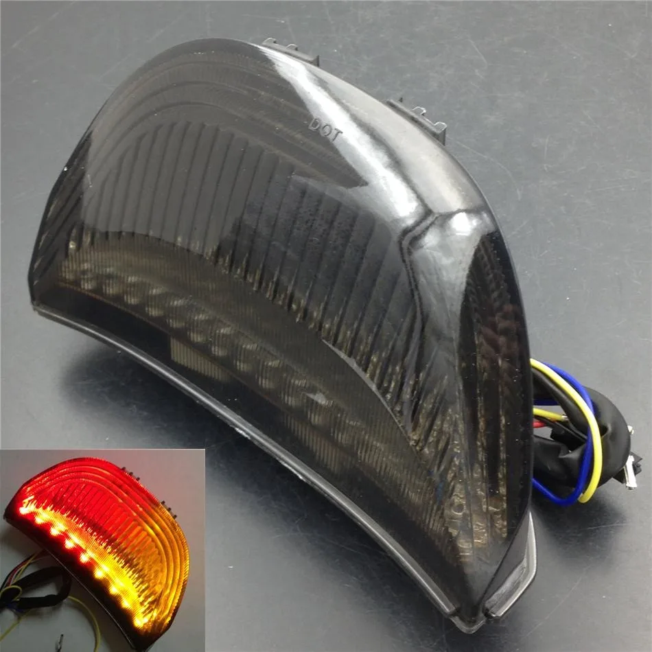 

Aftermarket Motorcycle Parts LED Tail Brake Light Turn Signals for Honda CBR 600RR CBR1000RR RR Fireblade SMOKE