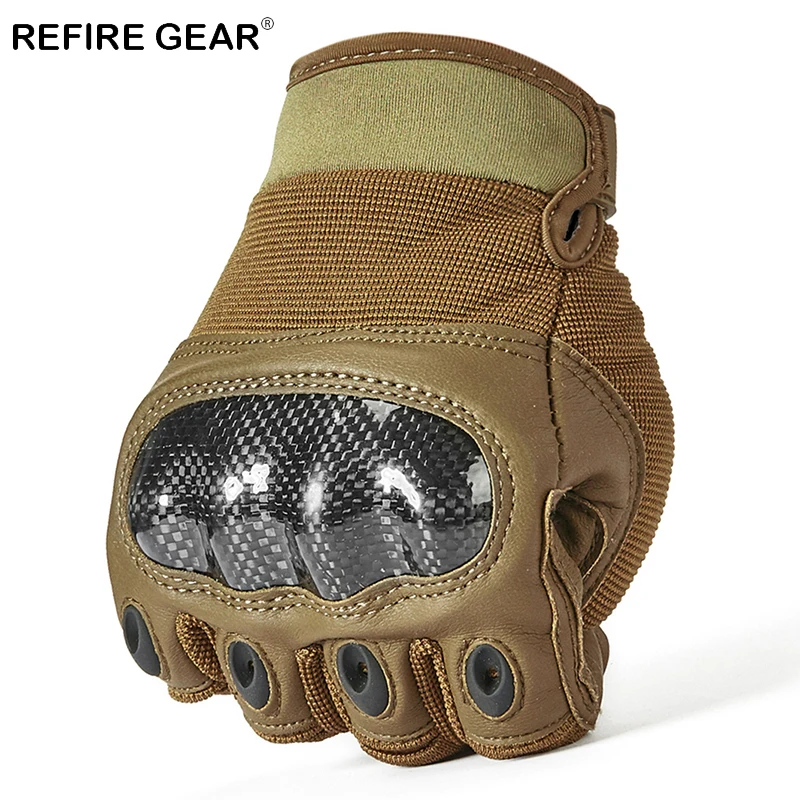Мужские тактические перчатки с полными пальцами ReFire Gear уличные походные жестким