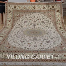 Yilong 9'x12' турецкие шерстяные ковры ручной работы Изысканные индийские шерстяные ковры ручной работы(1370
