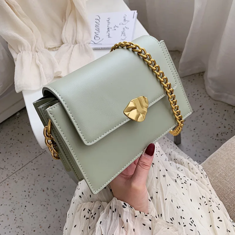 

Female 2019 New Fashion Chain Shoulder Messenger Bag Women Flap Lady High Quality Handbag Famous Brand Designer Crossbody Bag