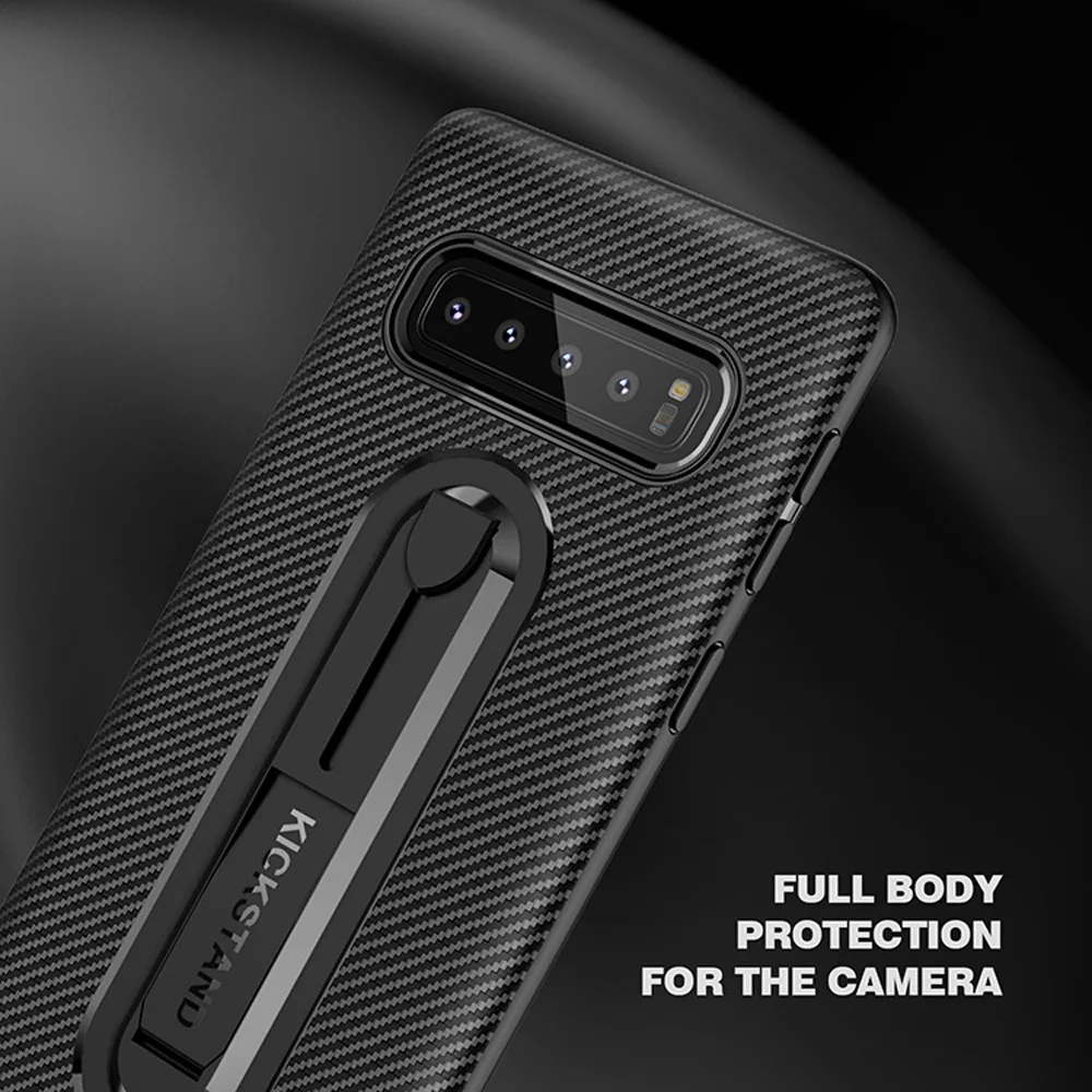 Чехол с полуобернутым кронштейном для телефона samsung Galaxy S8 чехол из углеродного