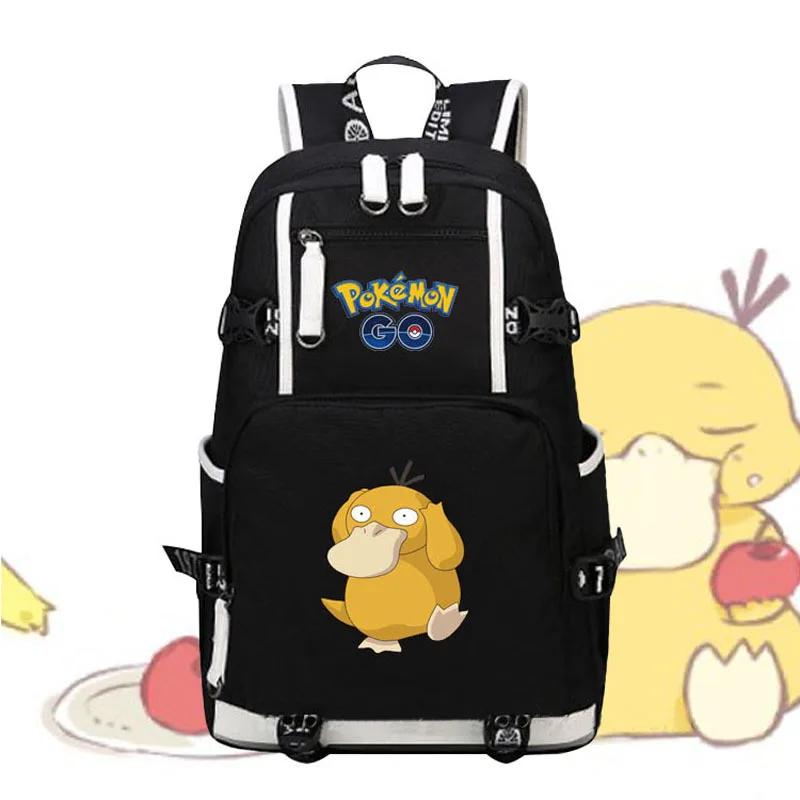 Новый аниме рюкзак для ноутбука сумки карманный монстр Kawaii Пикачу Gengar Charmander