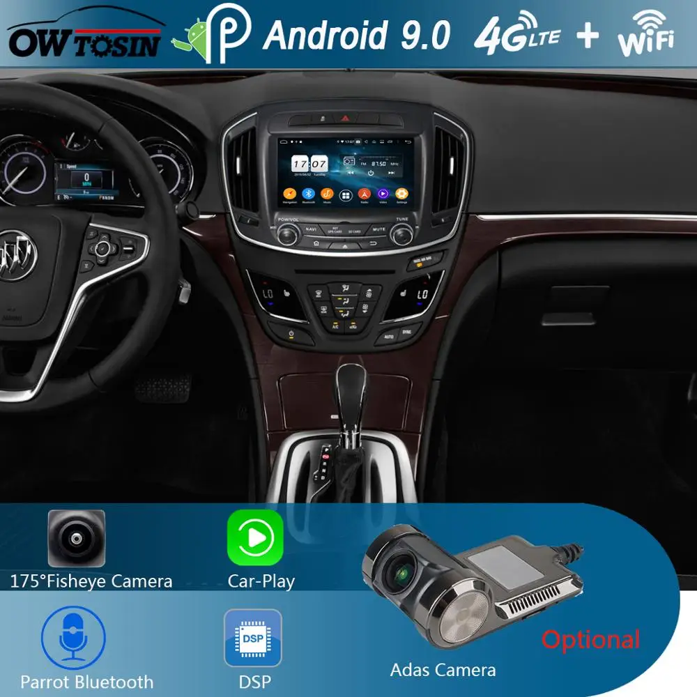 " ips 8Core 4G+ 64G Android 9,0 автомобильный DVD радио gps для Buick Regal Vauxhall Insignia/Opel Insignia DSP CarPlay