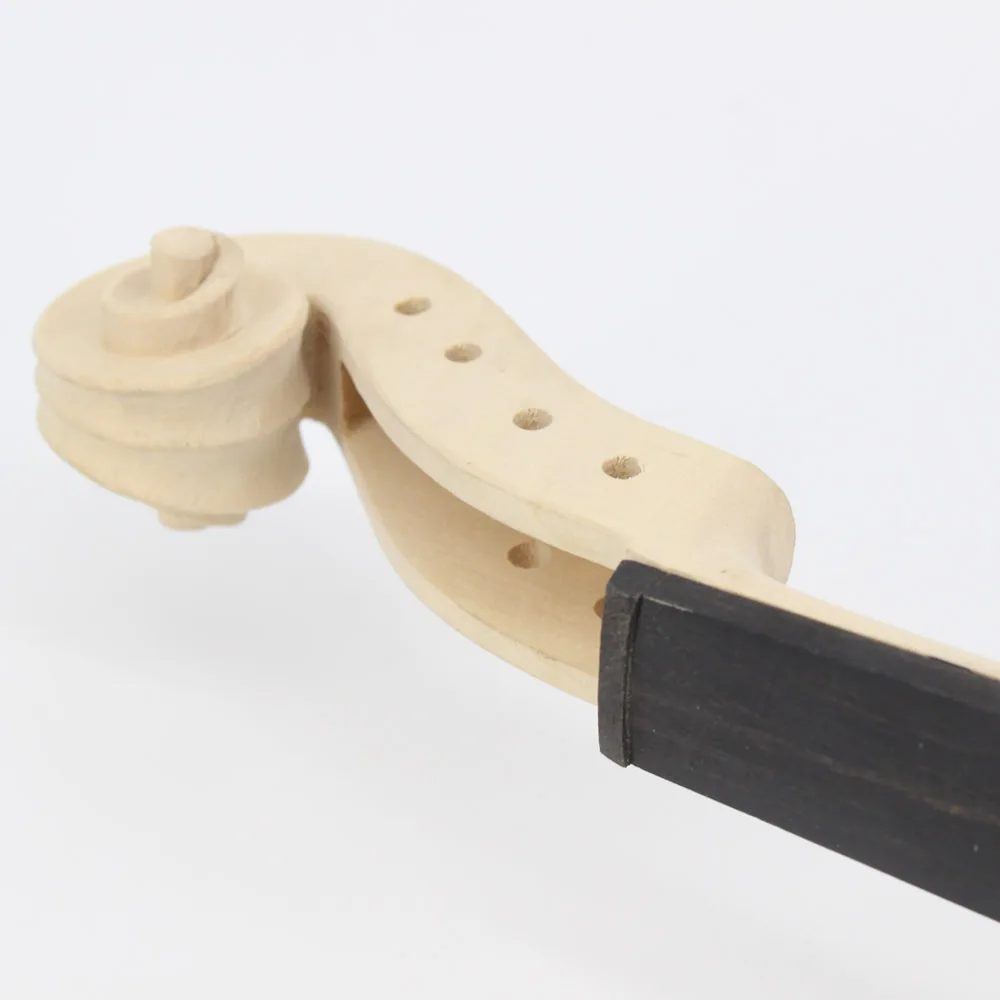 New Factory Unfinished Violin Selective 15 Years Natural Dried Flamed Maple Back Spruce Top Handmade White Blank Violin