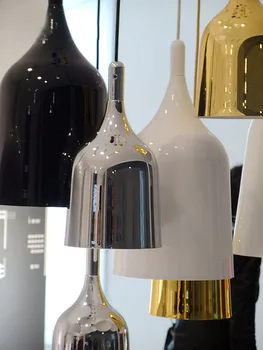 

Nordic iron pendant lamp bell modern minimalist living room restaurant lamp personality decorative lighting pendant lamp ZA