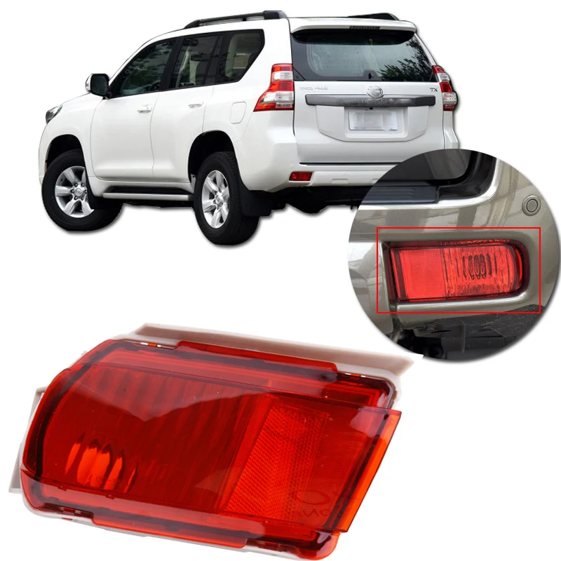 

CAPQX Rear Bumper Light Reflector lamp fog light 81580-0G020 For LAND CRUISER PRADO LC150 GRJ150 2010 2011 2012 2013 2014 2015