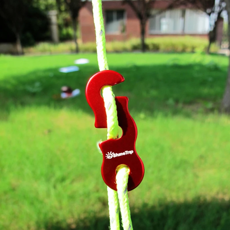 Buy 2Pcs aluminum alloy rope buckle tent rope