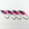 4 pièces leurres de pêche le nouveau métal appât glace Jig 4 couleurs quatre ensembles 25mm/2.5g Mini plomb hiver crochet de pêche ► Photo 3/5