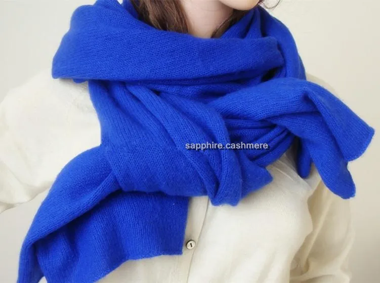 Новое поступление козий кашемир вязаный женский шарф шаль пашмины нейтральный цвет 55/60x195/200 см