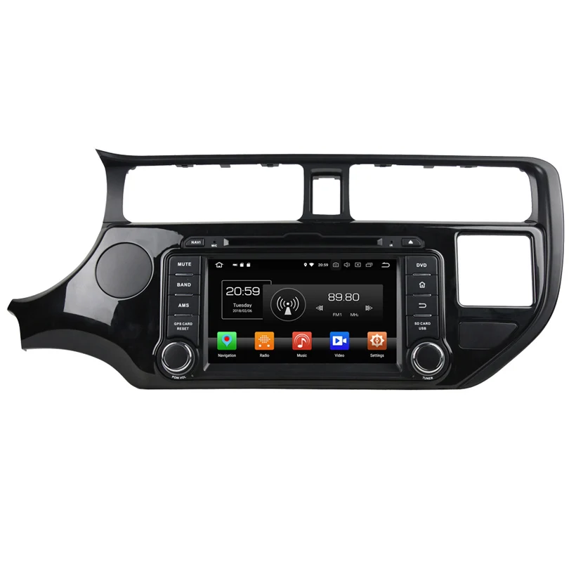 

KANOR 4G RAM 8 Core Android 8.0 Car Multimedia Player for KIA Rio K3 2011 2012 2din Car Radio GPS Multimedia Autoradio