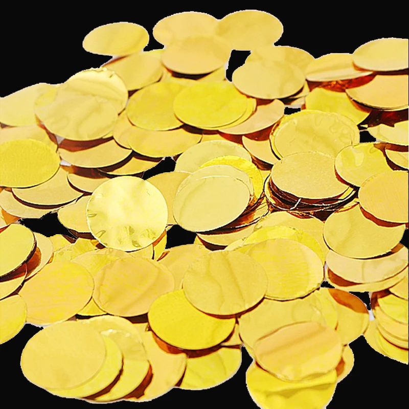 

10g rose gold confetti sequins birthday party scene decoration balloon confetti sequins diameter 1.5cm