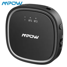 Mpow BH259A Bluetooth 5,0 беспроводной аудио адаптер приемник передатчик aptX-LL aptX-HD CSR чип двухканальный Bluetooth передатчик