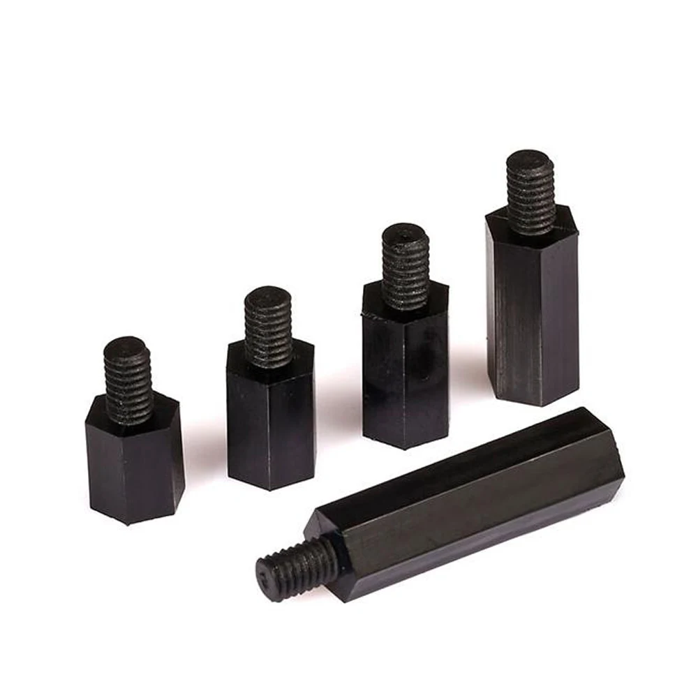 

M2 Hex Nylon Standoff Black Male Female Plastic Hexagonal Threaded PCB Motherboard Spacer Pillar Circuit Boards