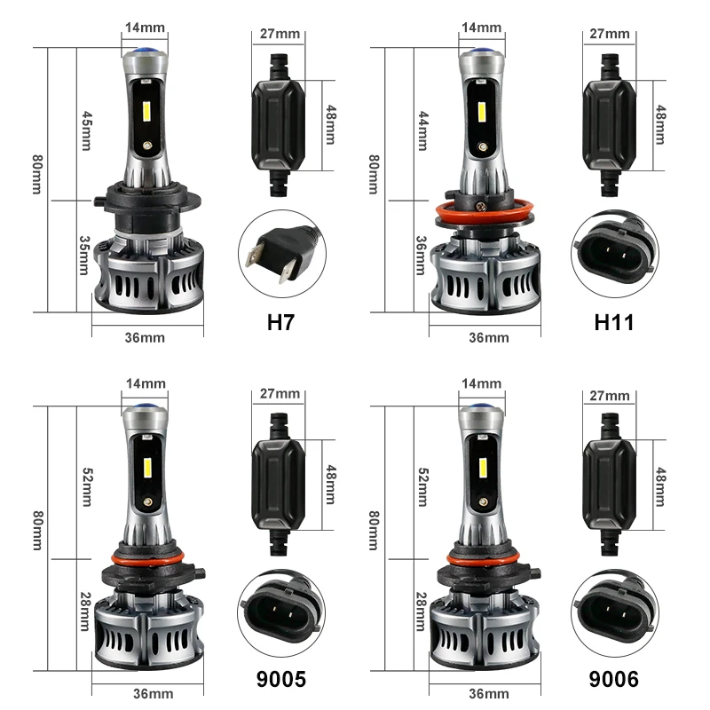 CARLitek фар автомобиля красные, синие дьявольские глаза H7 H11 9005 9006 H9 H8 HB3 HB4 Led-прожектор, светодиодная 6500K 10000LM светодиодная фара