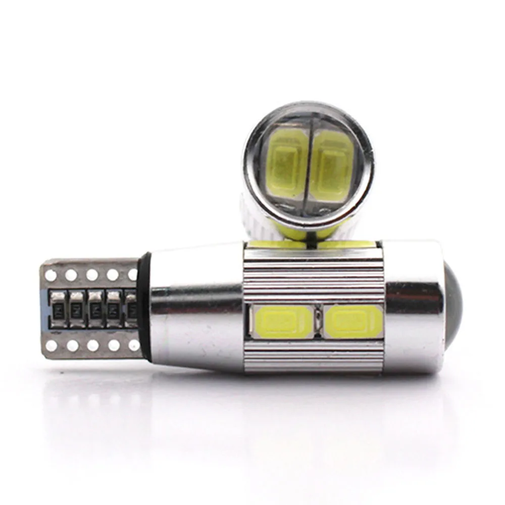 YSY 10 шт. T10 10SMD CANBUS 5630 SMD 194 W5W Светодиодная автомобильная лампа без ошибок CAN-шина