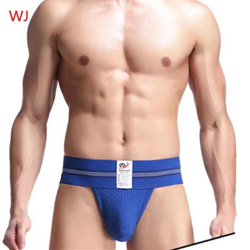 WJ Брендовые мужские сексуальные джоки g string Jock нижнее белье трусы стринги новая