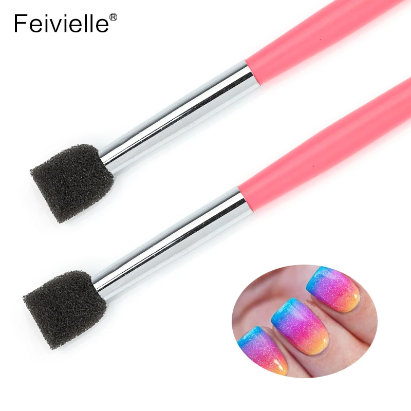 

Feivielle Nail Art Brush Wood UV Gel Design Painting Gradient Shading Blooming Pen Drawing Polish Manicure Decoration Tips Tools