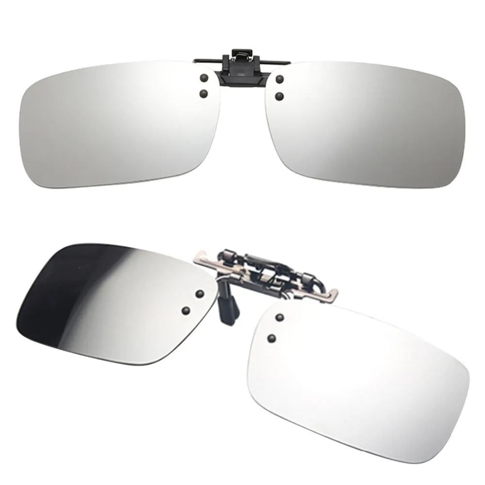 Унисекс поляризационные солнцезащитные очки для вождения ночного видения линзы анти-UVA Анти-UVB Велоспорт RRiding солнцезащитные очки клип
