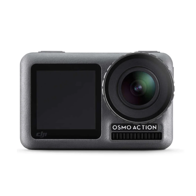DJI Osmo Action развязать другую сторону с двумя экранами и стабилизацией RockSteady