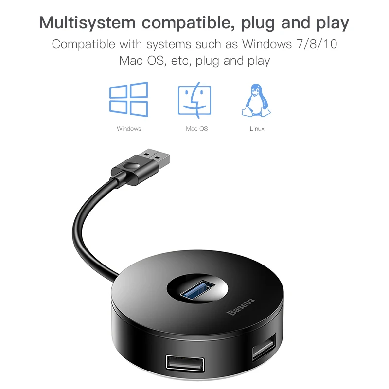 Baseus usb хаб USB 3 0 C HUB для MacBook Pro Surface Type 2 адаптер с Micro компьютера сплиттер|USB-хабы| |