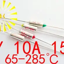 5 шт. x RY термо среза TF 65-285 градусов термо-звенья 10A 15A 250 В Температурный резистор-предохранитель