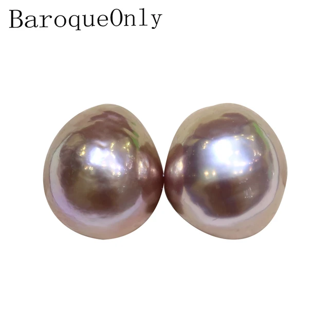 US $38.00 quality Edison natural pearl round beads baroque irregular pearl jewelry design