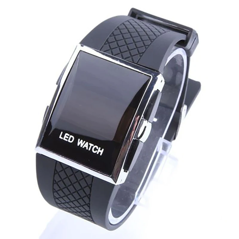

Men's Watch LED Fashion Casual Sport Wrist Watch With Silicone Band Quartz Movement Best Gifts For Men